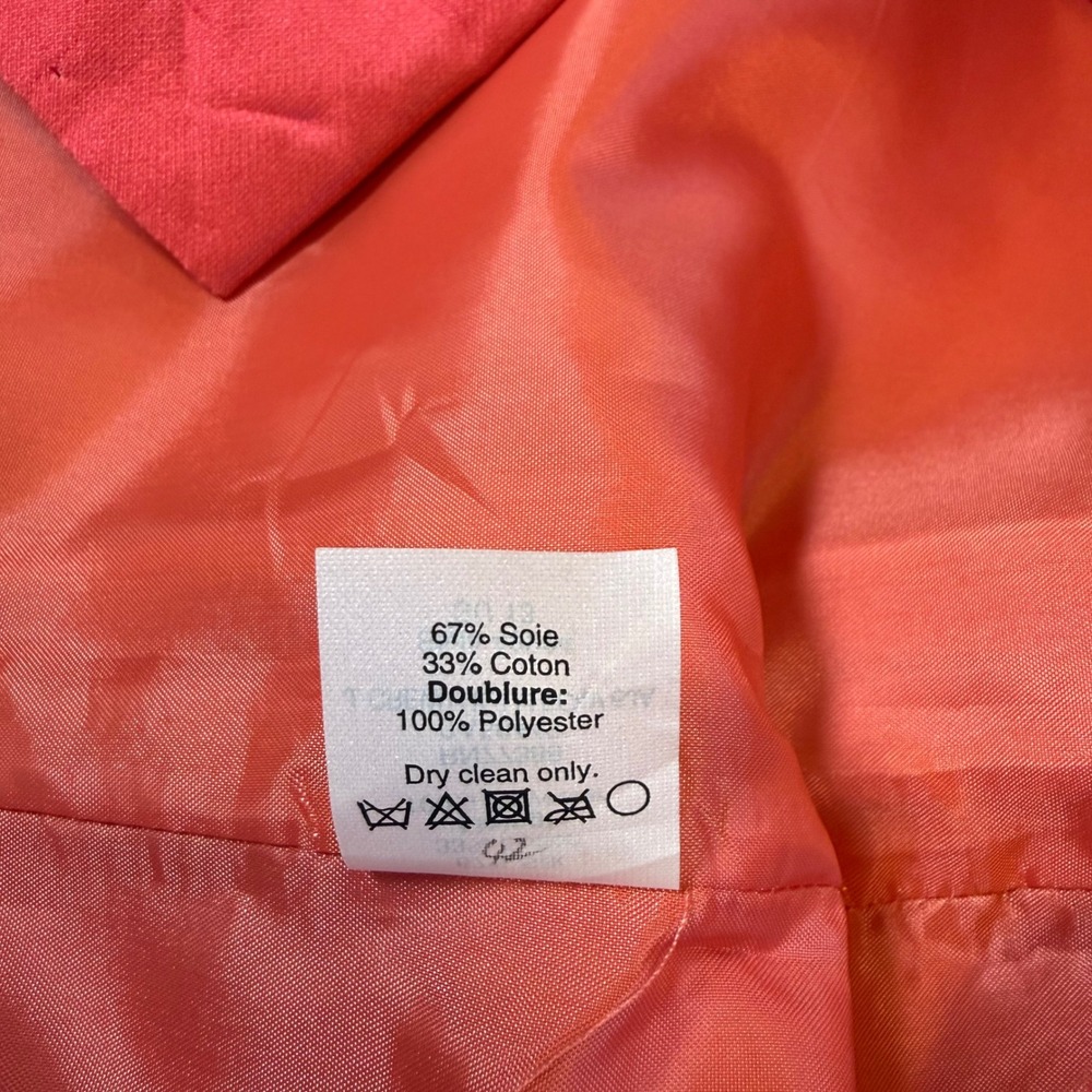 J. Crew Collection Silk Sheath Dress Coral Pink Cap Sleeve Square Back Sz 6 NWT - Picture 9 of 11